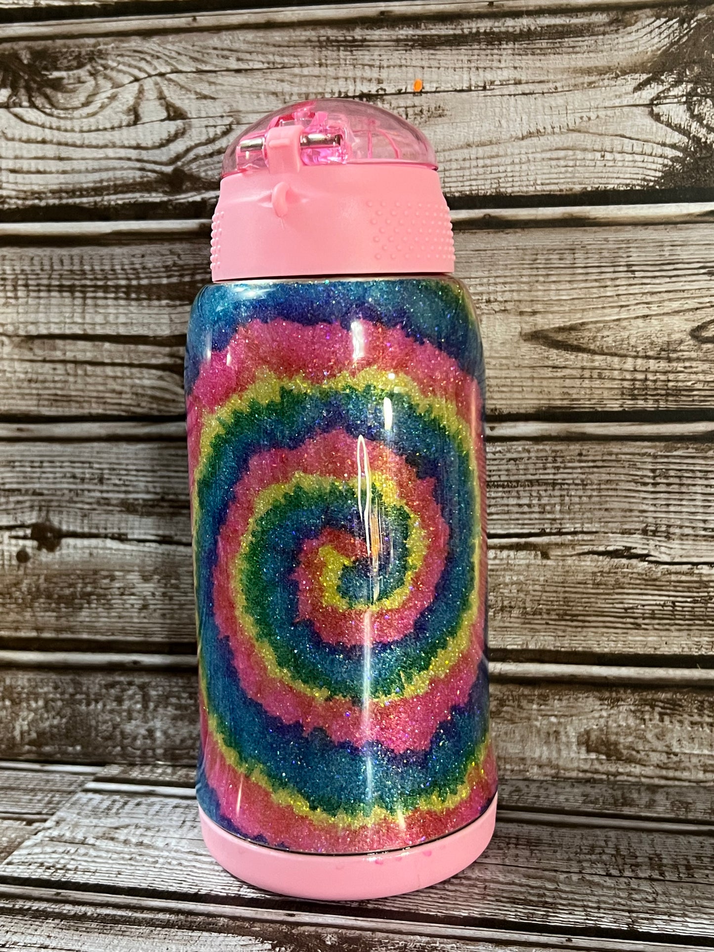 Tie dye water bottle