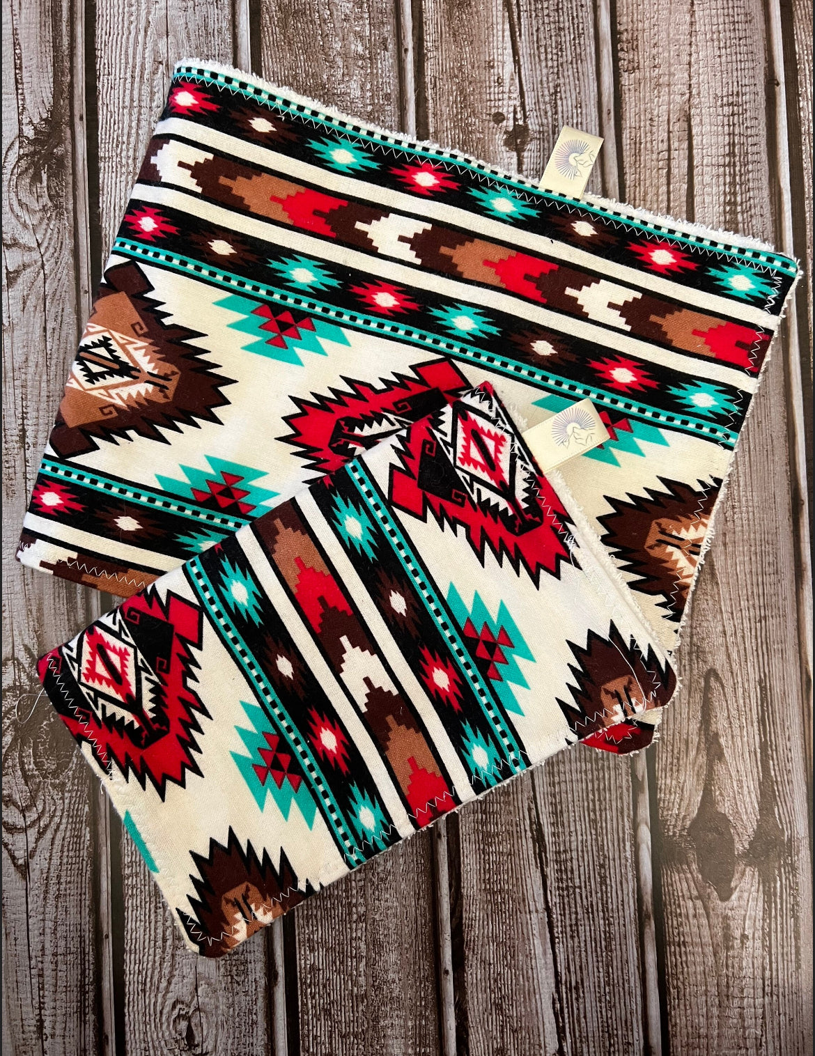 Aztec Burp Cloths