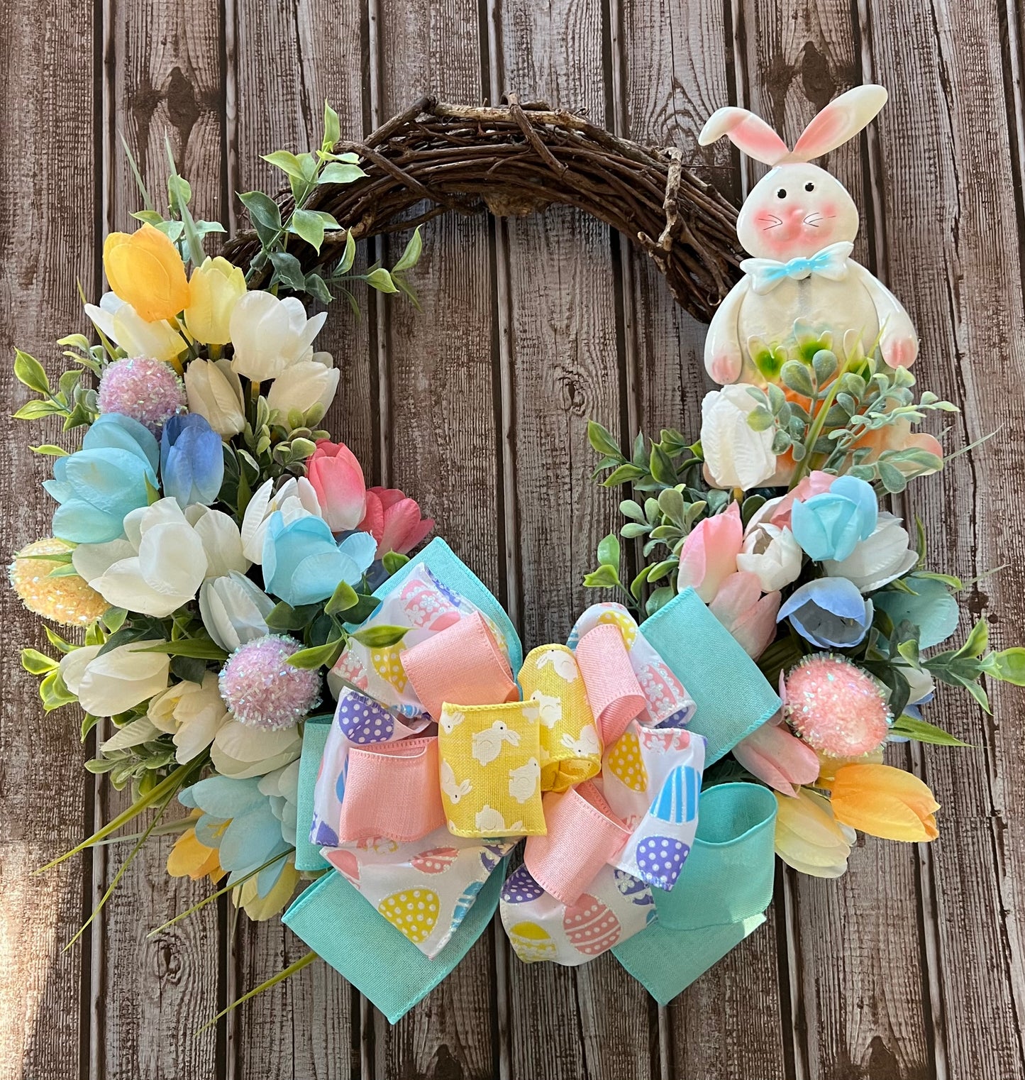 Grapevine Easter Wreath