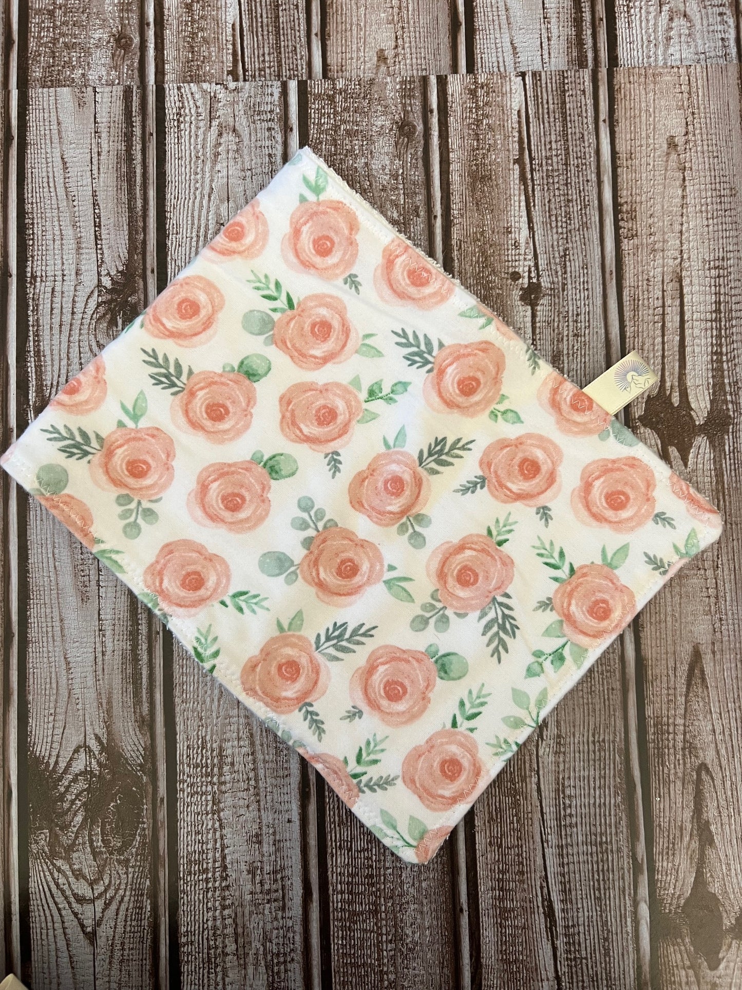 Flower Burp Cloth