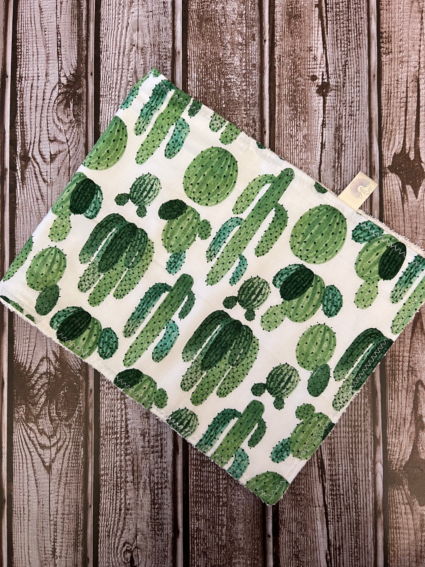 Cactus Burp Cloths