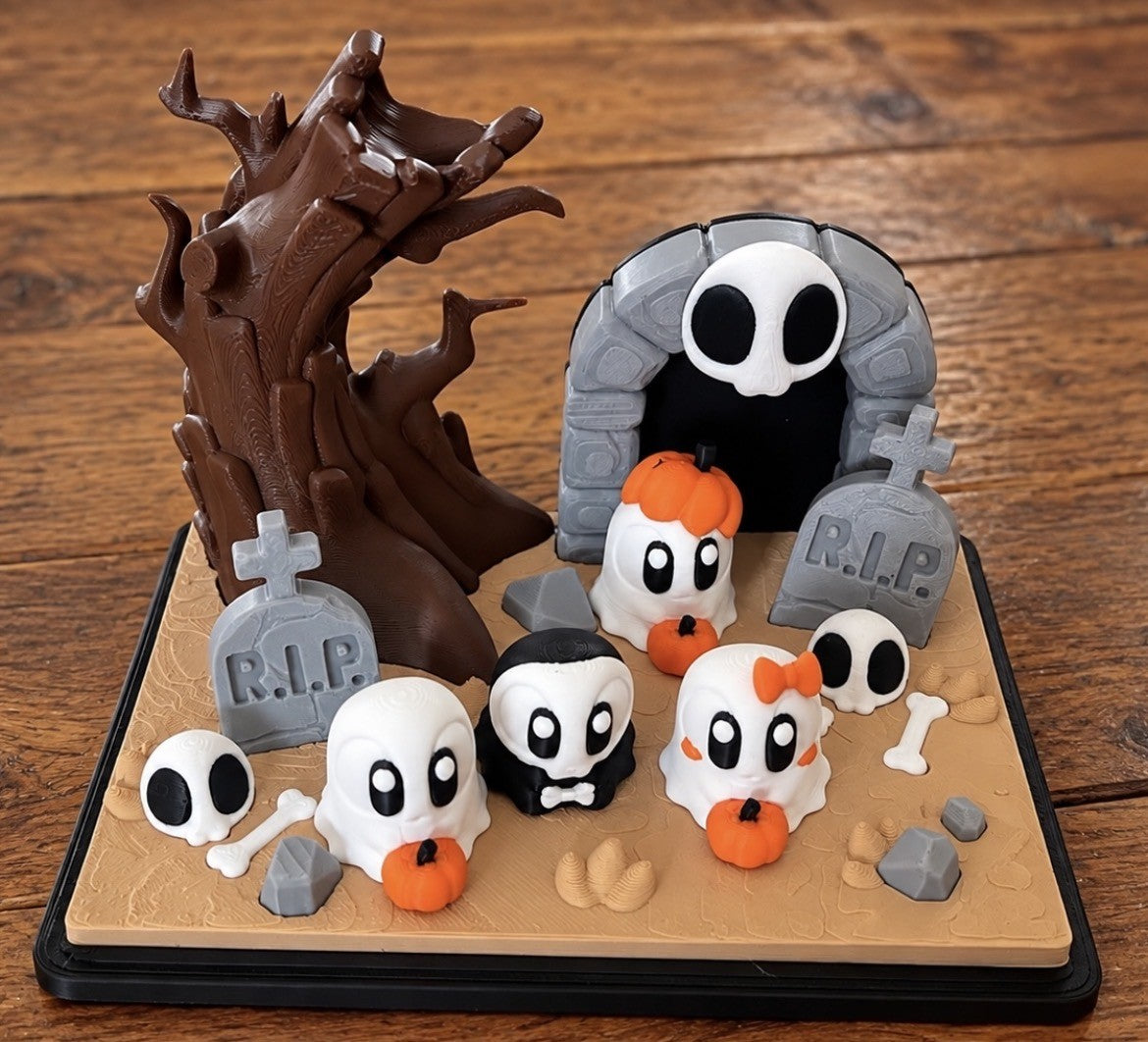 Graveyard and Ghost Playset