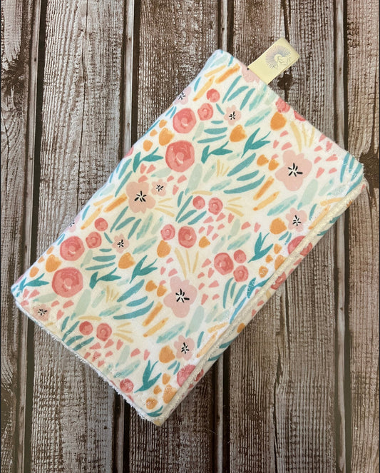 Flower Garden Burp Cloths