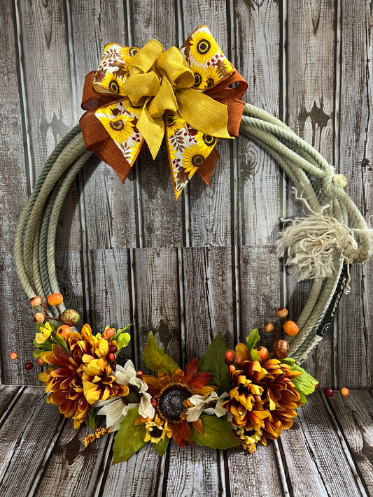 Fall Rope Wreath