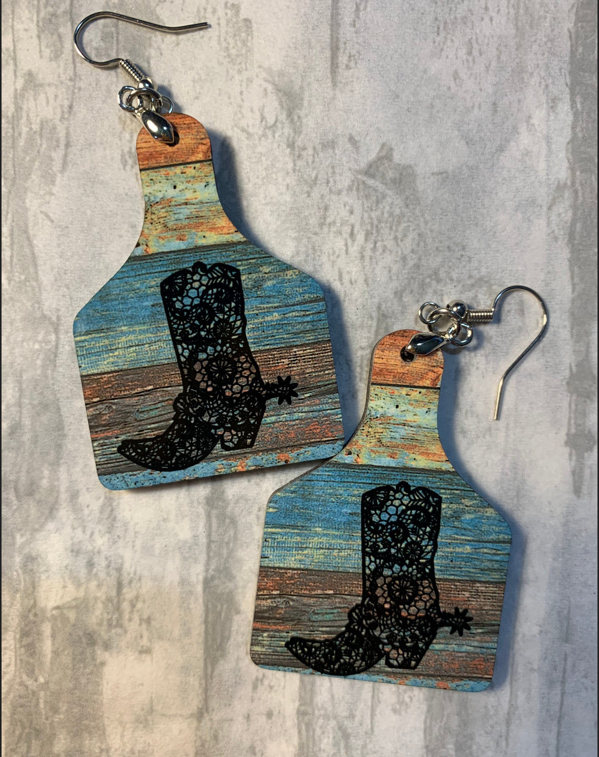Cowboy boot Earrings