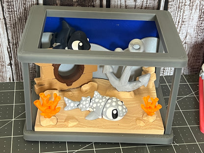 Shark tank playset