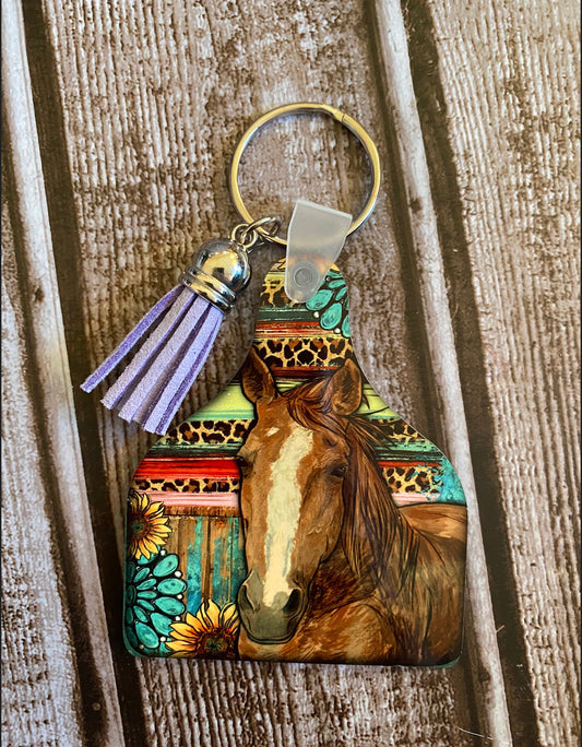 Sorrel Horse Keychain