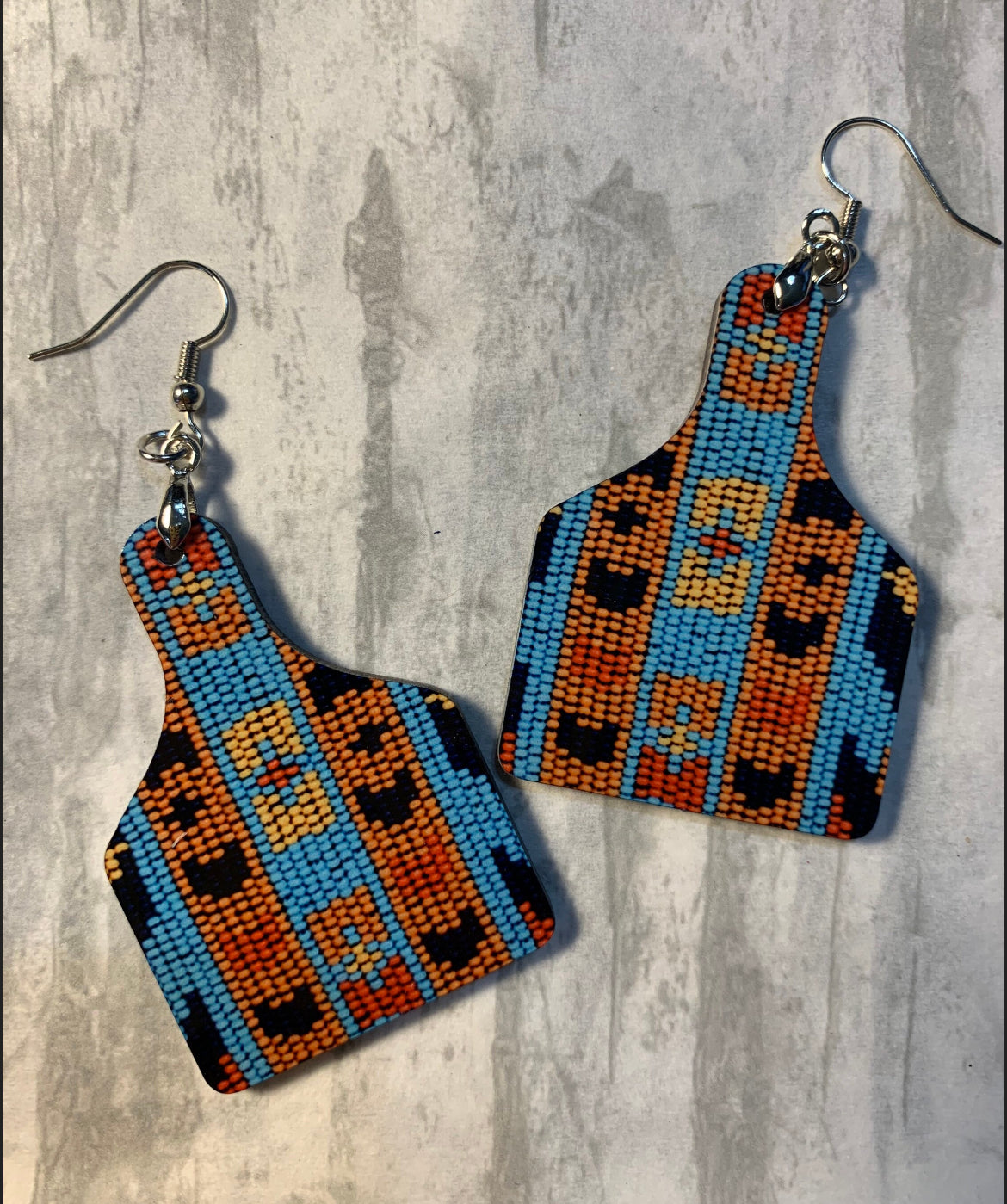 Faux beaded earrings