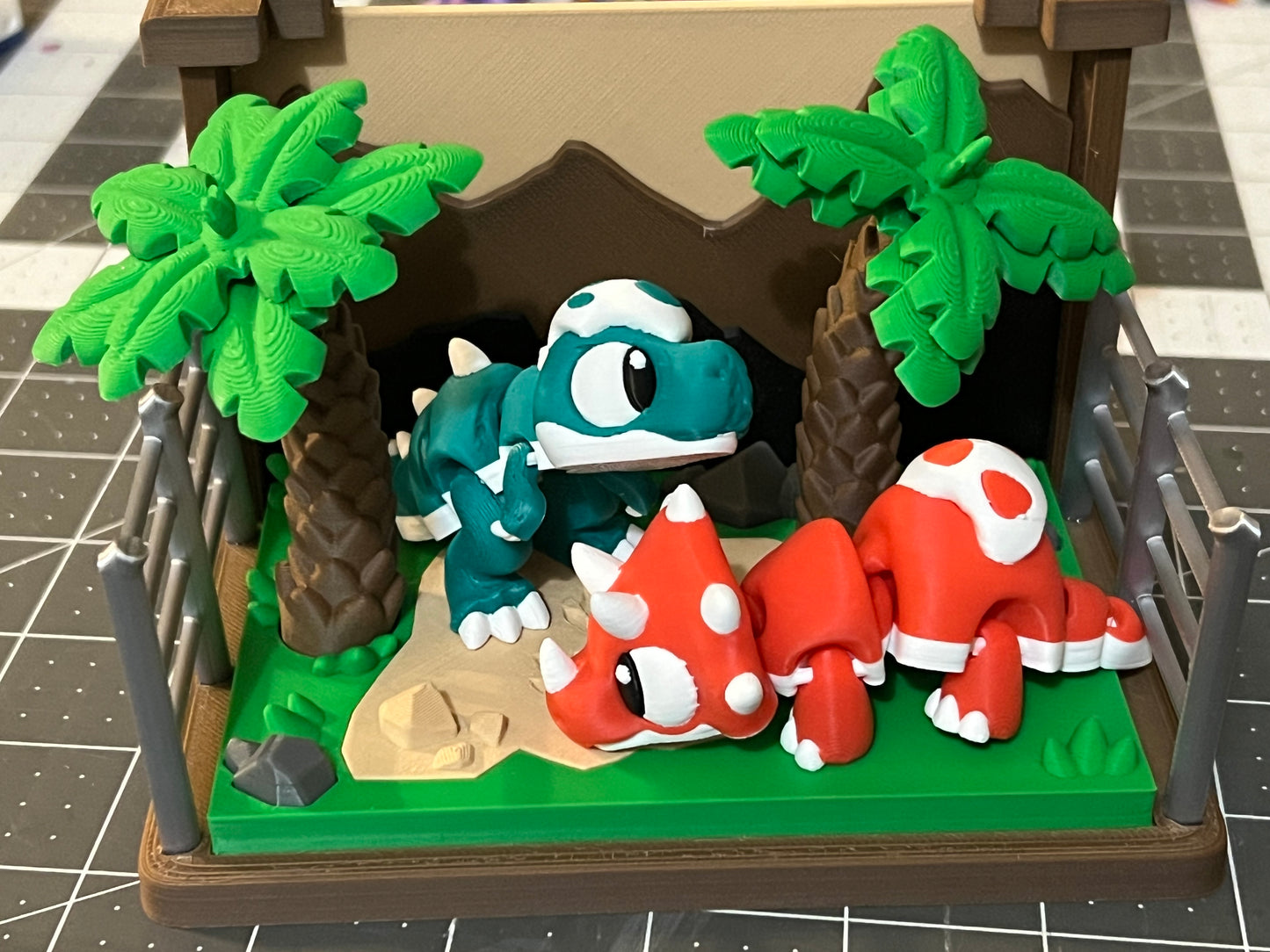Dinosaur park playset