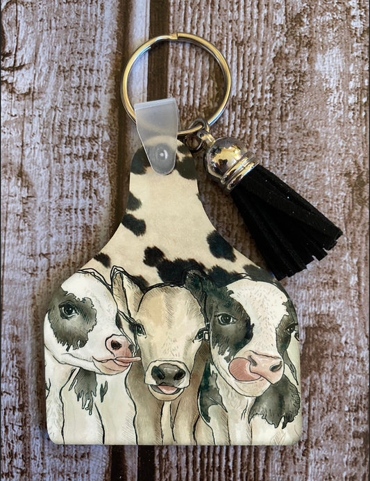 Baby Cows Keychain